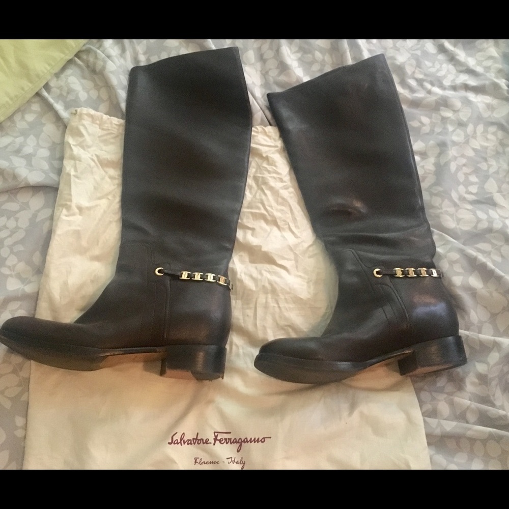 Salvatore Ferragamo Nando Boots